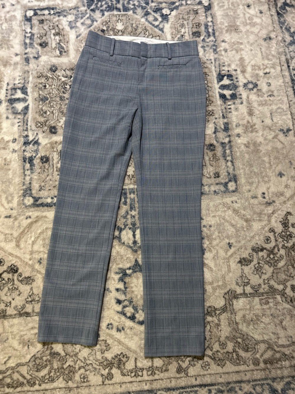 Calvin Klein Plaid Slim Dress Pants